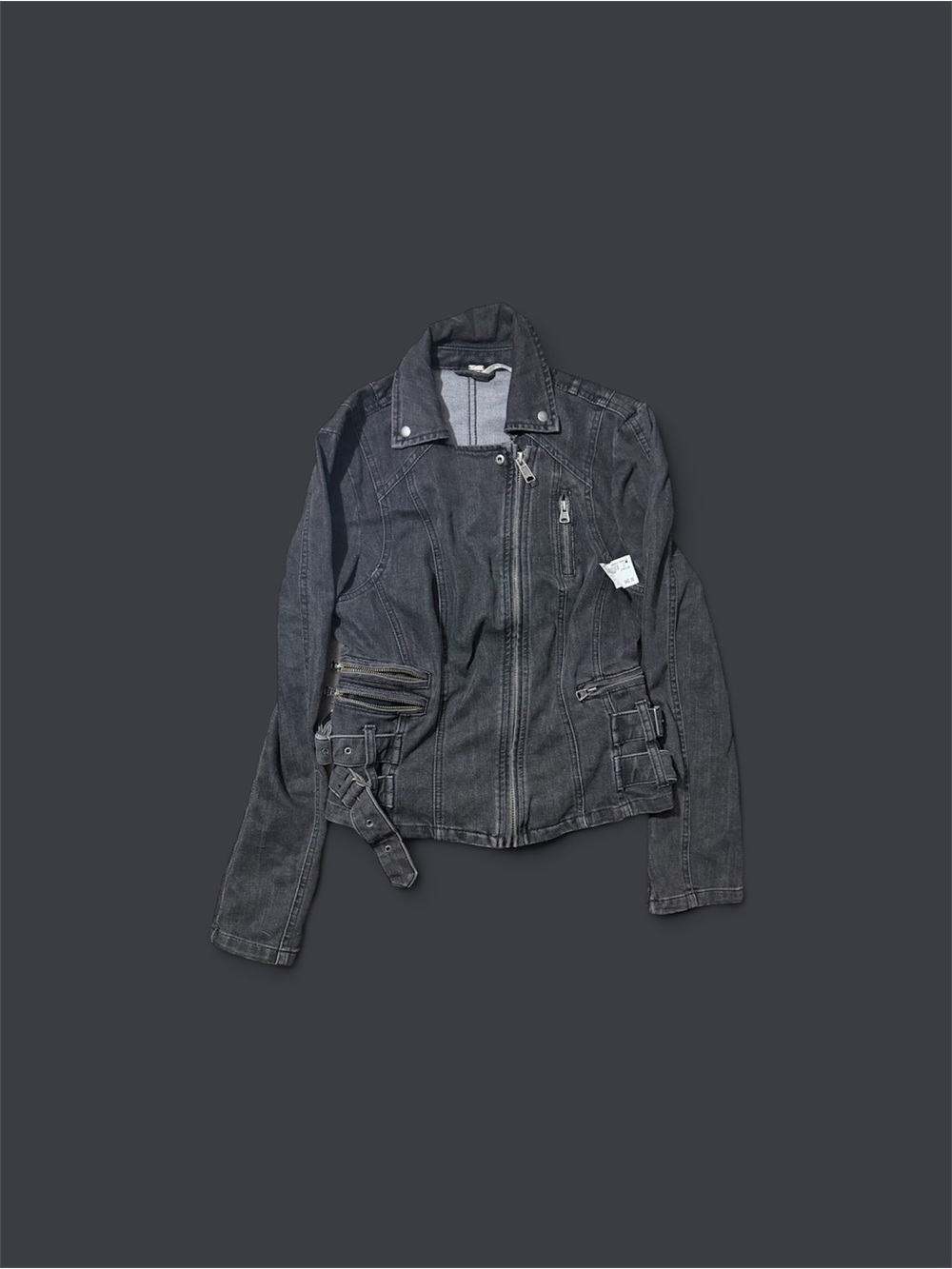 Free People Black Denim Jacket